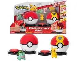 Jeu d'action Pokémon Surprise Attack - Édition Pikachu et Bulbasaur