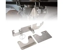 Burglar Protection Prick Stop Kit, Anti-Diefstal RVS Beveiliging voor Achterdeur en Dak van Ducato, Effectieve Bescherming tegen Inbraak