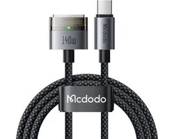 MCDODO USB-C naar MagSafe 3 Kabel 140W 2m voor MacBook