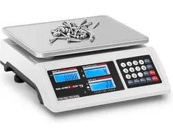 Telweegschaal - 3 kg / 0,05 g - 22,8 x 28 cm - batterij 80 uur - 3 LCD - Steinberg Systems