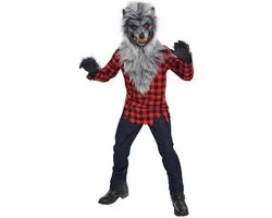 Enge weerwolf kinderkostuum 6-8 Jaar