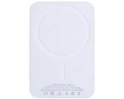 White Battery Pack for iPhone 12, 13, 14, 15, 16 en 17 Series - Magnetic Charging - MagSafe With Lightning Port