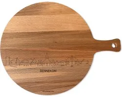 Skyline Serveerplank Rond Bennekom - Planche à tapas - Serveerplank - Tapas - Amuse-gueules - Servir - 29 cm - Planche à tapas - Serveerplank - Tapas - Amuse-gueules - Servir - WoodWideCities