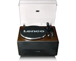 Lenco Platenspeler met Bluetooth - 4 ingebouwde Speakers 70W RMS - Lenco Expertise lijn - LS-470WA - Bruin