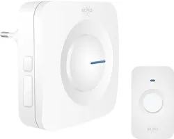 DB3000 ELRO sans fil Sonnette - Plug-Récepteur - Wit