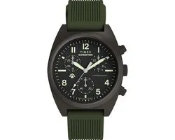 Timex Expedition North Capstone TW2Y61100 Horloge - Siliconen - Groen - Ø 41 mm