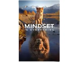 Poster Mindset is Everything - 91,5 x 61 - Papier - REINDERS