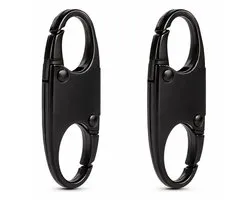 Anti-Diefstal Zipper Lock Set – Rugzak / Bagage Ritssluiting Beveiliging Clips – Backpacks & Tassen Accessoire – Reis & School – Set van 2