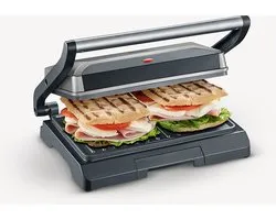 Severin 2394 électrique Grill à contact gris métalisé