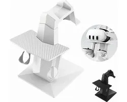 VR Stand Display - Houder - Antislip - Voor Controllers En Vr Bril - Geschikt Voor Meta Quest 3 - Meta Quest Pro - Oculus Quest 2 - Oculus Quest - Accessoires VR Bril - Wit