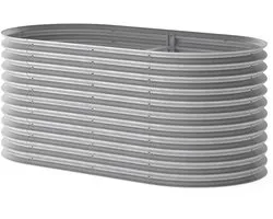 OK-Living Hoogbed – 200 x 100 cm Zilver