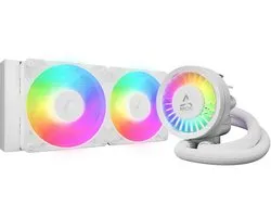 Arctic Liquid Freezer III Pro 240 A-RGB White - afmeting radiator: 240 mm - voor Intel LGA 1851, 1700 - AMD AM5, AM4 - 2x 2x P12 Pro Fans - zwart