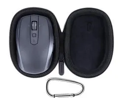 Hard Case voor Logitech MX Anywhere 3S, 3, 2S en 2 - Bescherming en Compacte Opberging voor Draagbare Muizen (Grafiet)