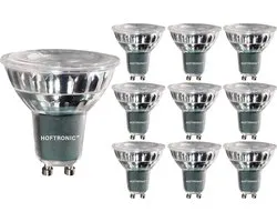 HOFTRONIC - MEGA Voordeelverpakking 20X GU10 LED Lampen Dimbaar - LED Reflector - 5W 400 Lumen (Vervangt 50 Watt) - 2700K Warm wit licht - GU10 LED Spots