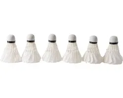 Angel Sports Shuttles Feathers Blanc - 6 Pièces
