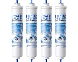 4 VILLAPOOL waterfilter koelkast vervanging voor Samsung koelkast waterfilter DA29-10105J, DA29-10105J HAFEX/EXP, DA99-02131B, WSF-100, EF9603, HAIER LG, inline koelkast