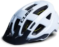 CUBE Fietshelm Fleet - 57-62 cm - Allround-helm - MIPS - 14 Ventilatiegaten - SNAP 360 fit-systeem - X-Lock-montagesysteem - Verstelbaar - L - Wit