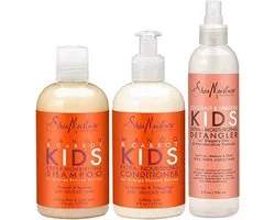 Shea Moisture Mango Carrot & Coconut Hibiscus - Kids Shampoo + Conditioner + Detangler