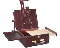Draagbare Pochade Box voor Schilderen, Sketch Easel met Opslag en Nylon Draagtas - Ideaal voor Plein Air Schilderkunst