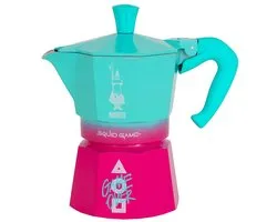 Bialetti Squid Game Moka Express Vert, Rose, Wit
