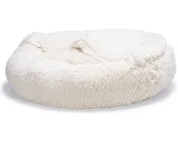 Beeztees Yala - Hondenmand - Pluche - Beige - Dia. 60 cm