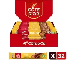 Côte d'Or Chocolade Reep Melk Double Lait - 32 stuks
