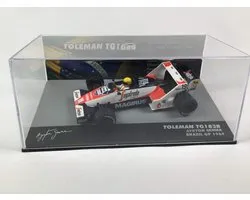 Modèle réduit Formule 1 Ayrton Senna 1984 Toleman TG183B 1:43