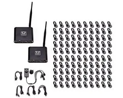 Système SubZero UHF Silent Disco, 100 pièces