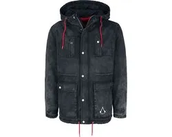 Parka Assassin's Creed noire en Katoen, taille S - Fan merch, Gaming, Ubisoft