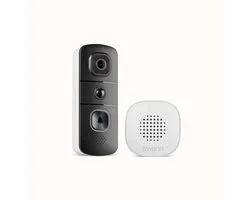 Sonnette vidéo Swann EVO - Sonnette vidéo intelligente - Carillon inclus - Assistant vocal IA SwannShield™ - Vidéo ultra HD 2K - Batterie - Vision nocturne - Geen abonnement