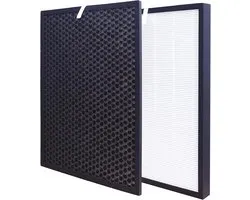 luchtreiniger HEPA-filter vervanging compatibel met Winix ZERO/J, modellen HR950/HR1000, actieve koolstoffilter vergelijken met deel # 117130 405 x 305 x 30 mm/405 x 305 x 10 mm