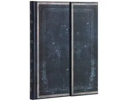 Old Leather Collection- Inkblot (Old Leather Collection) Ultra Lined Journal (Wrap Closure)