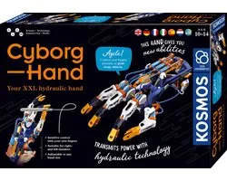 KOSMOS Cyborg Hand - Experimenteerset - Bouw Je Eigen Hydraulische Robothand - Exoskelet met Waterkracht - Grijpen, Tekenen en Schrijven - STEM Speelgoed - Vanaf 10 Jaar