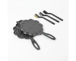 HAWOK Cast Iron Heart Shaped Waffle Maker Waffle Maker Waffle Iron..