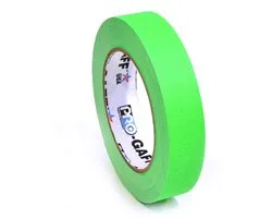 Pro Gaff neon gaffa tape 24mm x 22,8m groen