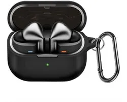 Étui de protection en Siliconen pour Samsung Galaxy Buds3/Buds3 Pro avec mousqueton