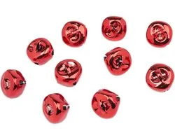 Wambere Pack of 100 8 mm Bubbles for Crafts, Small Bells, Anti-Rust Bubbles, Mini Bells, Metal Bells, Ideal for Crafts, Jewellery, Festival Decoration