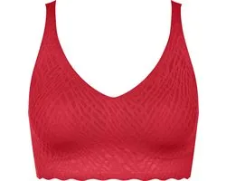 Sloggi ZERO Feel Bliss Festive Bralette Dames Beha - ROOD
