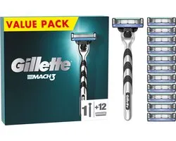 Gillette Mach3 met 12 scheermesjes