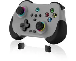 casalora® - Mobiele gamecontroller geschikt voor iPad/iPhone/tablet - Cloud Controller Remote Joystick geschikt voor iOS/Android - Draadloze Switch Controller - met macroknoppen - Hall-Rocker - Hall-Trigger -Grijs