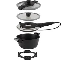 Remoska® Tria Grey 3-in-1 Bak-, Kook- en Stoofpan