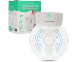 Handsfree Borstkolf - Elektrisch - Draadloze - 9 Standen - 2 Modes - 3 Maten - Kolfapparaten - BPA-Vrij - Borstvoeding - Baby Spullen - Breast Pump Electric - Met Accessoires Tepelmaat, Stofkap, Opvangbeker, BH Gesp - Moedermelk - Wit - Silvergear