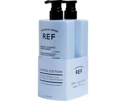 REF Stockholm - Intense Hydrate Duo Shampoo + Conditioner - 2x600ml - Krullen - Haar - Droog