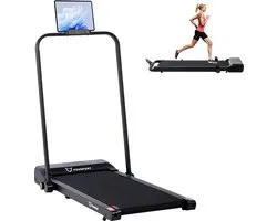 IKIDO Tapis de course pour la maison - Tapis de marche - Vitesse réglable - Installation gratuite - Tapis de course portable sous le bureau - Affichage avec informations d'entraînement - Vélo d'appartement