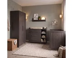 Born Lucky Roxy Meegroei Babykamer 3-Delig – Ledikant, Commode en Kast – Vanaf Geboorte tot ca. 5 Jaar