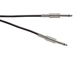 6,35mm Jack mono audio kabel - 6 meter