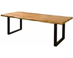 Tower living Nicosia mango diningtable - U 240x100 - 6 cm - 10x5