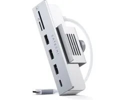 Hub à pince USB-C Satechi pour iMac 24" - Argent