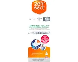 Zensect Roll on 30% Deet - 8 x 50 ml - Voordeelverpakking
