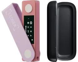 Ledger Nano X Pastel Pink + Case - Hardware Wallet Bundel - Bluetooth - Originele Ledger Case